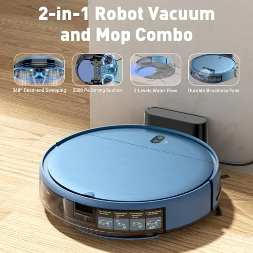 2-in-1 Vacuum and Mop in One Pass