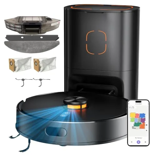 WSUANE D15S Max Self-Emptying Robot Vacuum